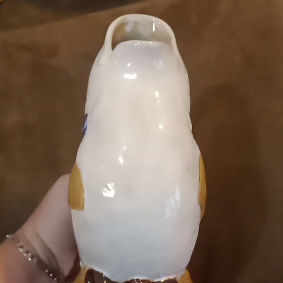 Vintage Majolica Leaping Blue & White Fish Jug - Picture 6 of 6